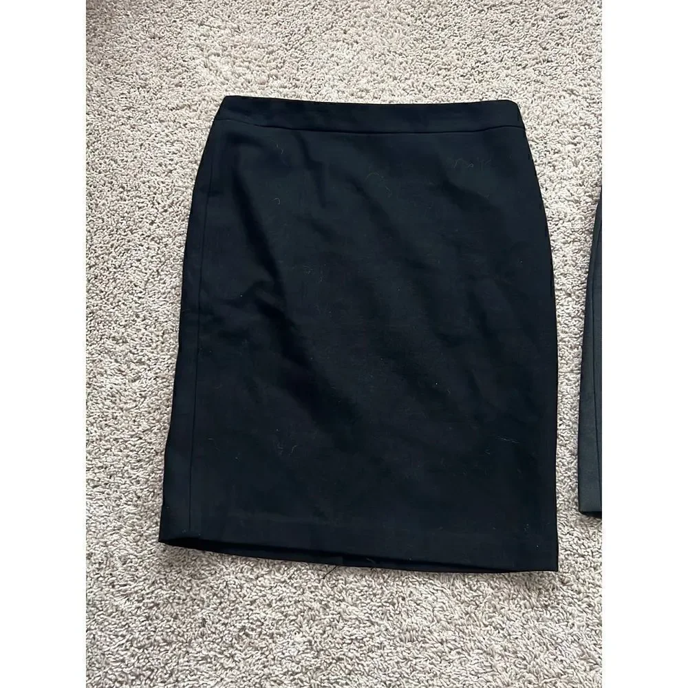 Willi Smith Pencil Work Suit Double-lined Midi Skirt size 6